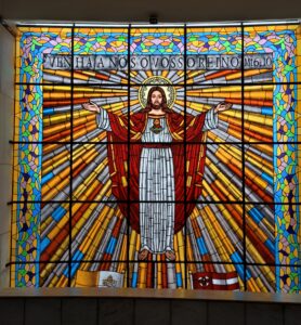 Vitral central da Basílica do Sagrado Coração de Jesus